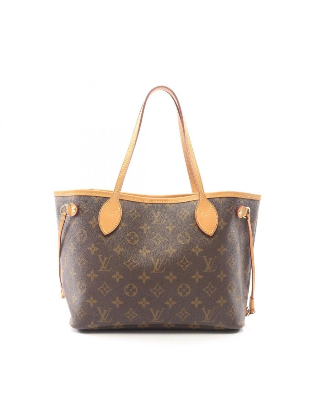 Louis Vuitton Tote Neverfull PM Canvas Leather